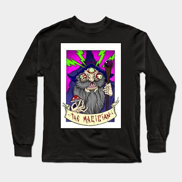 The magician tarot Long Sleeve T-Shirt by Brownlazer